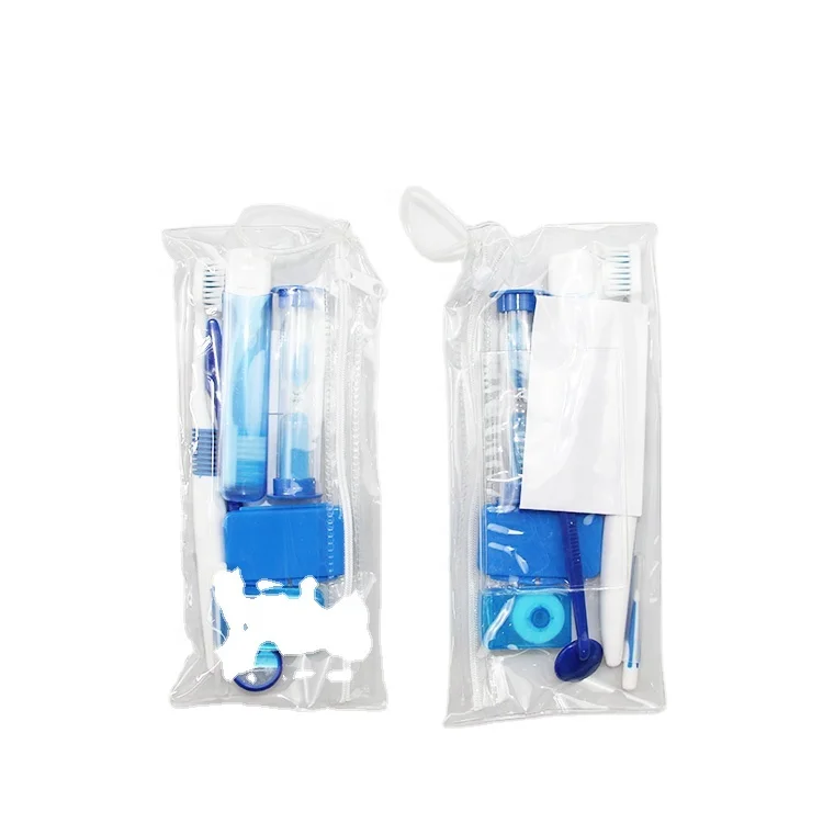 Portable 8 In 1 Travel Dental Hygiene Clean Kit Oral Care Orthodontic kit