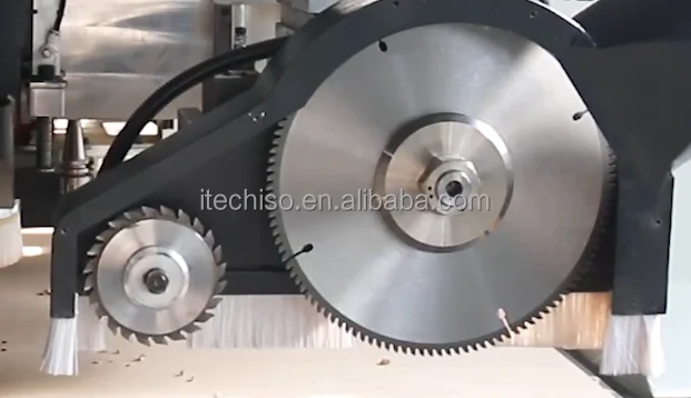 KIN-NC12S double saw blade auto tool changer wood mdf acrylic cutting cnc router atc machine for woodworking furniture cabinet