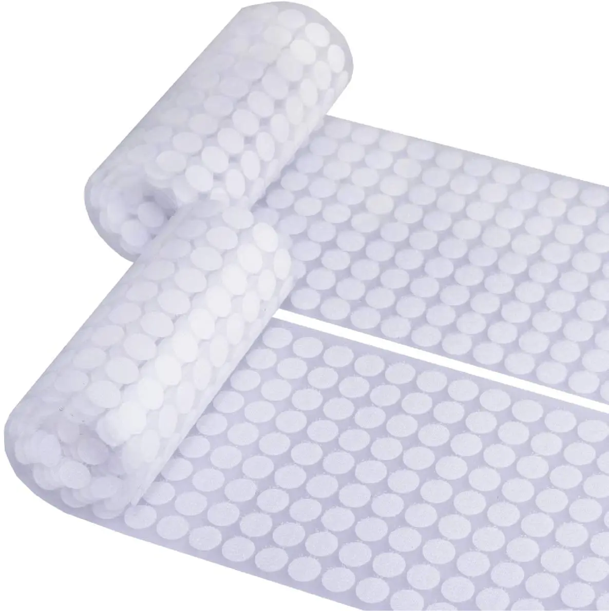 Adhesive Dots White Circles Sticky Back Round Hook and Loop adhesive hook loop straps round hook and loop dots