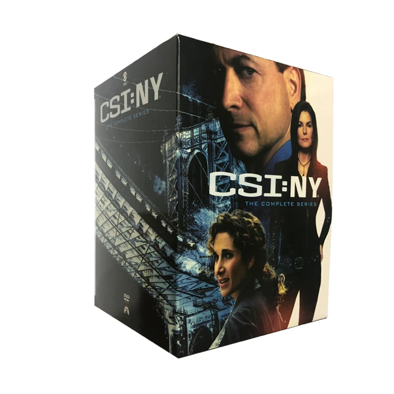 CSI:NY THE COMPLETE SERIES 55DVD DISCS free air and sea shipping any hot selling dvds cds blu rays CSI series