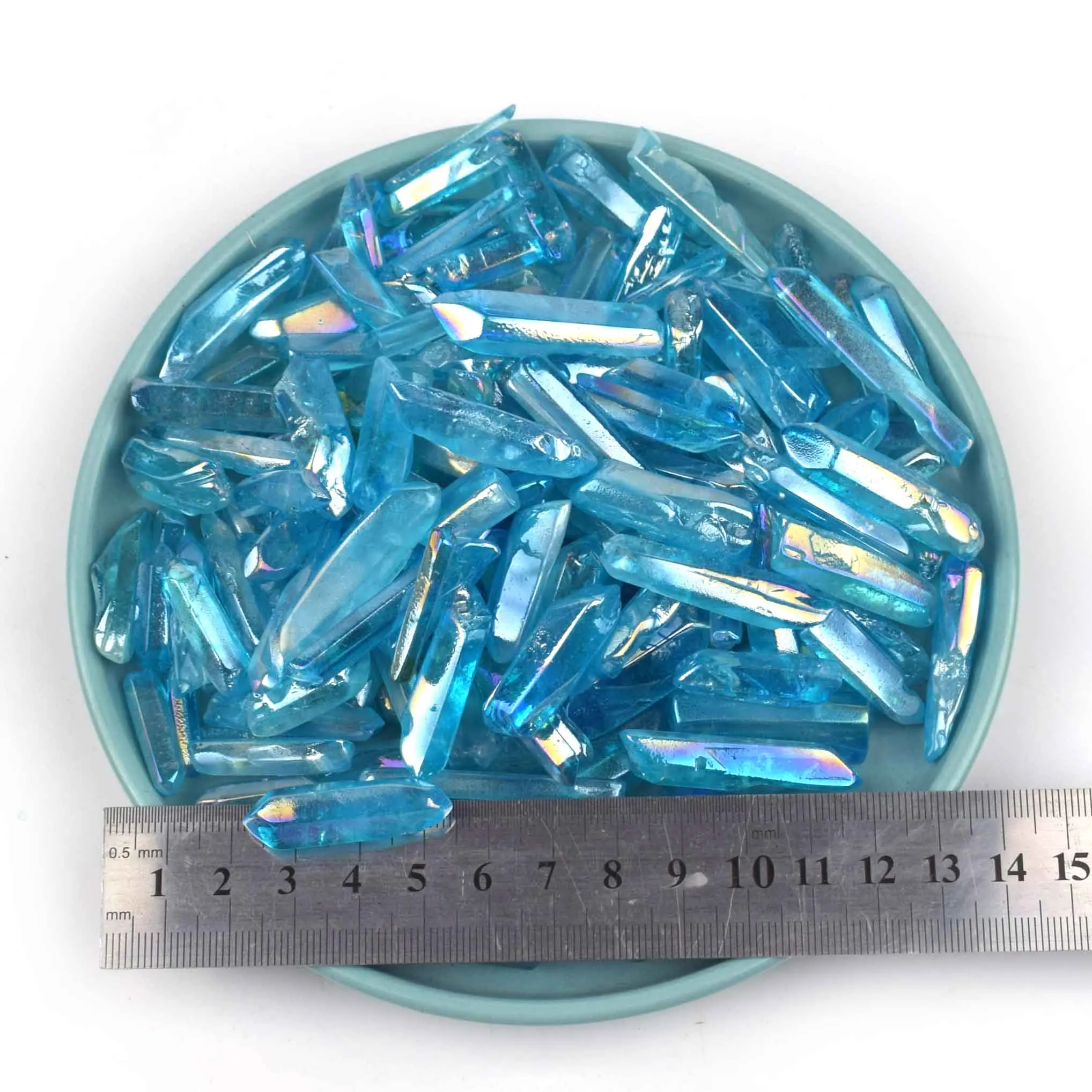 Wholesale Natural Crystal Healing Clear Quartz Point Angel Aura Rough Polished For Decoration