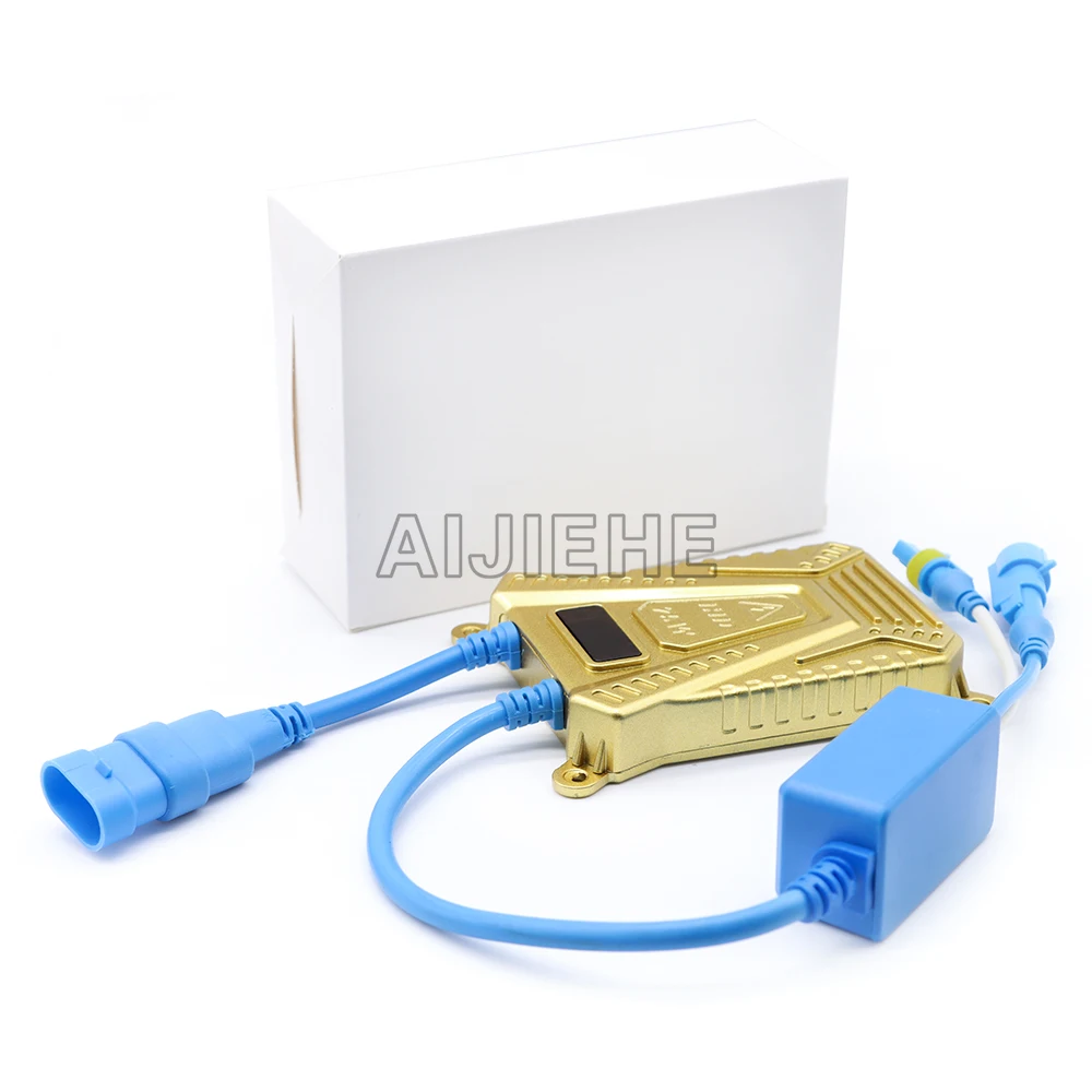 High quality X1 golden shell 75W canbus hid electronic ballast with quick start xenon HID headlights 6000k
