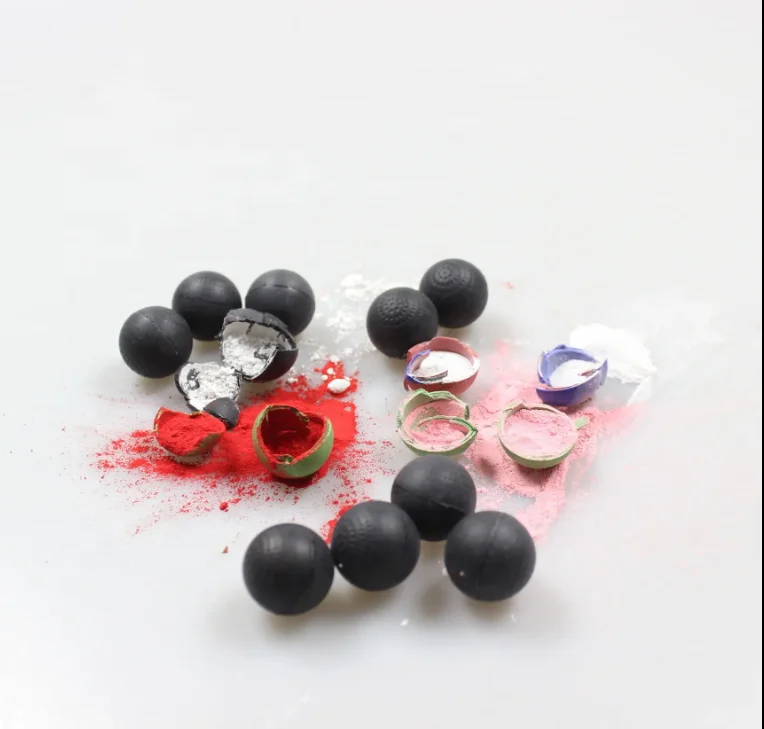 Hot Selling 0.68 Caliber Paintballs Powder Paint Ball for Driving Away