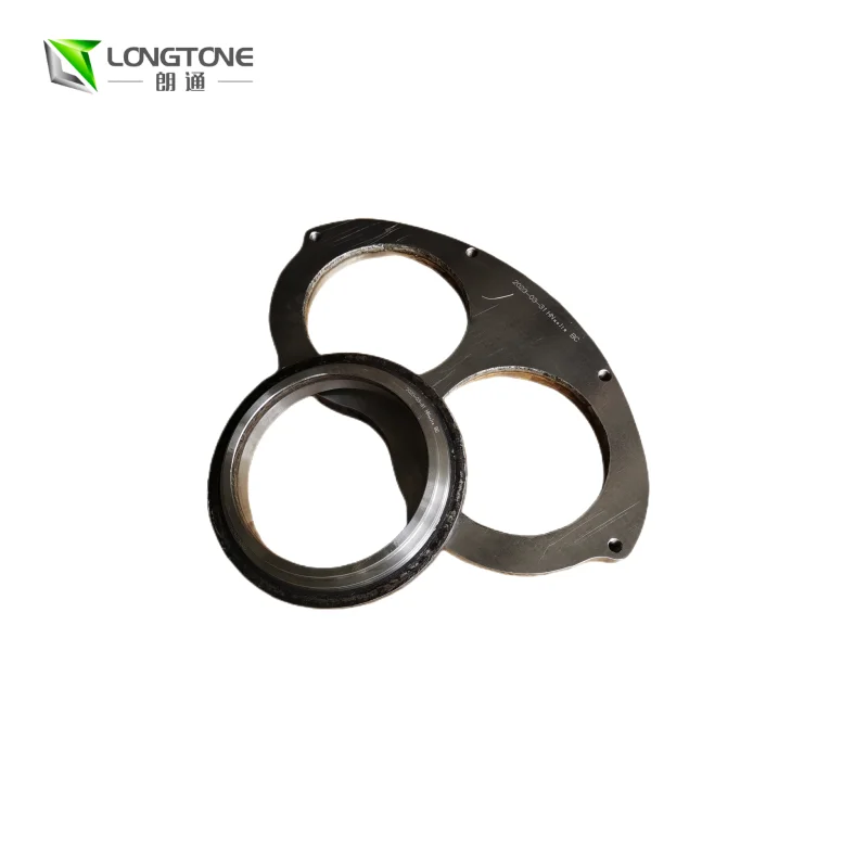 genuine concrete pump spare part hbt8018 parts glasses wear plate and cutting ring