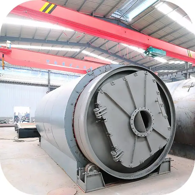 latest pyrolysis plant plastic recycling machine