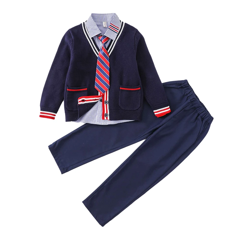 School Uniforms Wholesale Pants And Blazers New Designs With School Badges For Boys And Girls