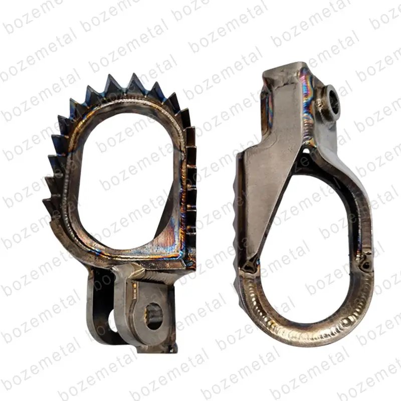 Aerospace titanium footrest for motorcycle KTM SX65