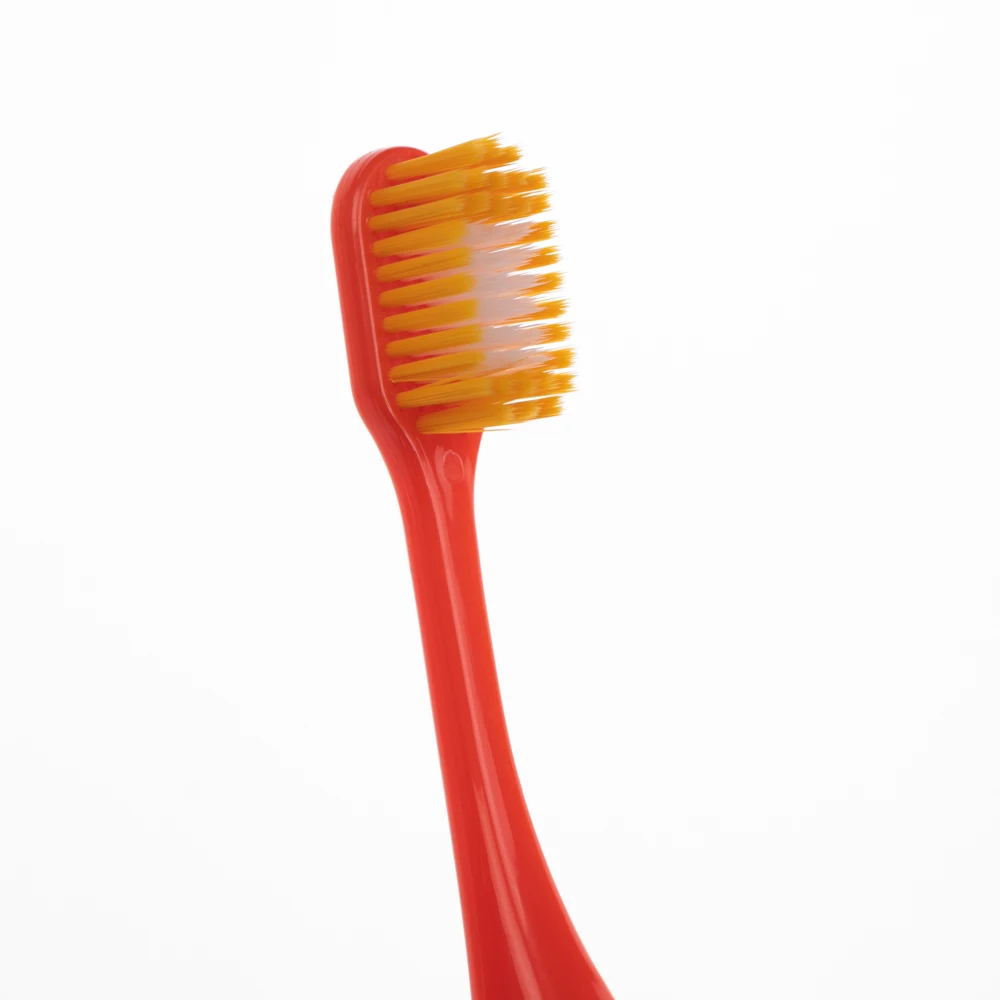 High quality adult antibacterial nano gold bristles toothbrush