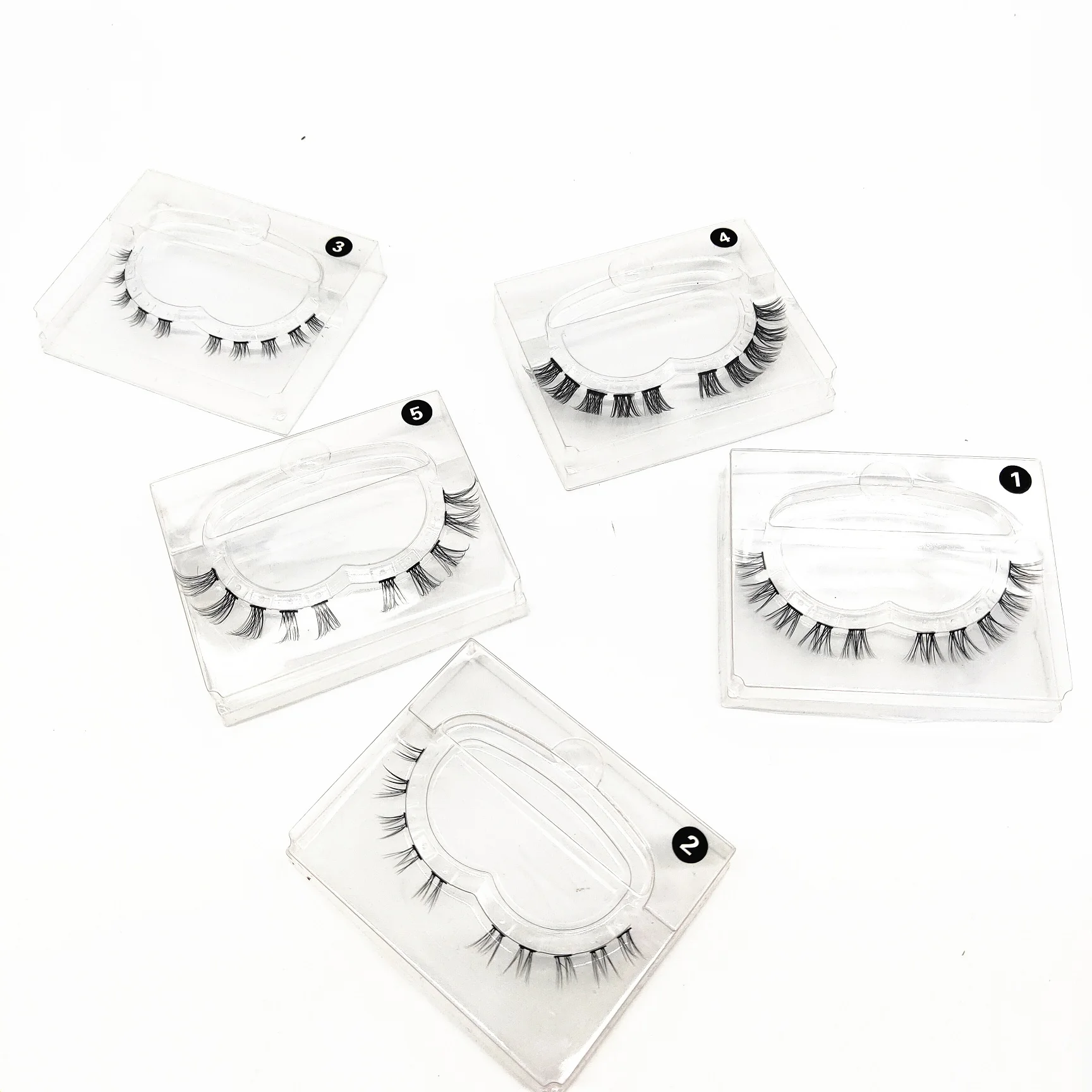 Private Label Wholesale Segmented Eyelashes Individual Silk Lash DIY Lashes