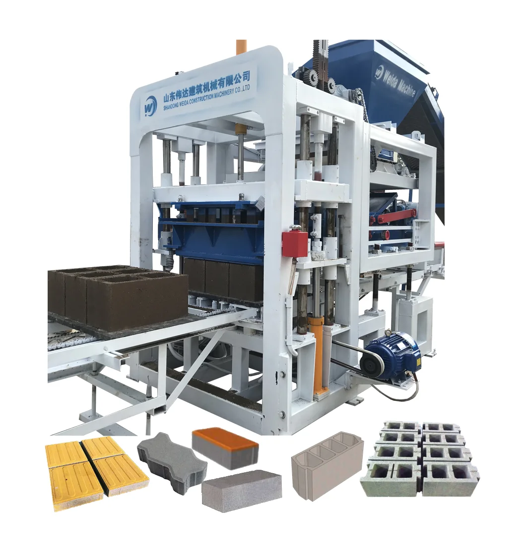 small egg laying hydraulic auto color paven paver interlocking hollow concrete cement brick block making machine