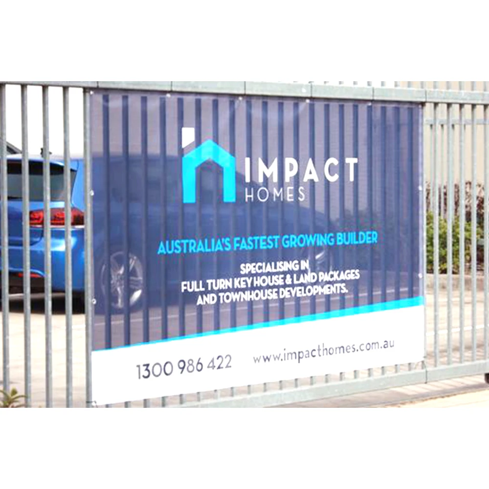 Banner Custom Printed Indoor Outdoor Giant Advertising Backdrop Fence Mesh Flex Banner