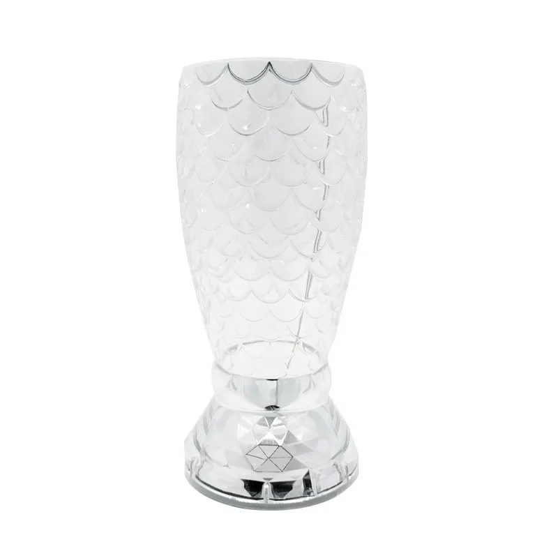 Touch Control Table Light Usb Rechargeable Romantic Rose Rgb Led Atmosphere Small Waist Crystal Table Lamp