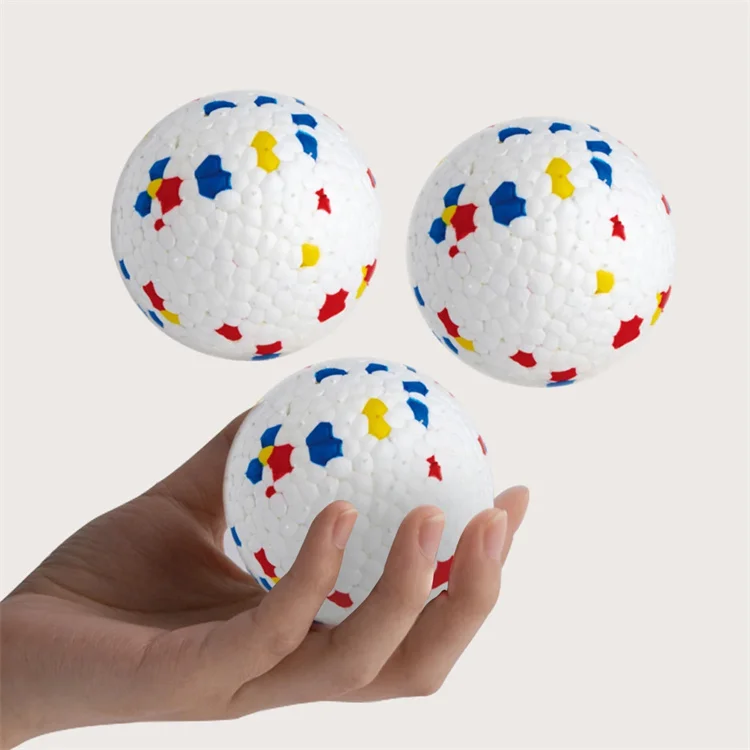 Custom Small Animal Chew Toy Eco-Friendly ETPU Pet Dog Balls Cartoon Style Cat Toy Foam Material Box Packed