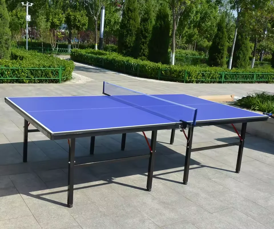 Manufacture Wholesale 15mm Training Table Tennis Table Outdoor SMC Waterproof Pingpong Table