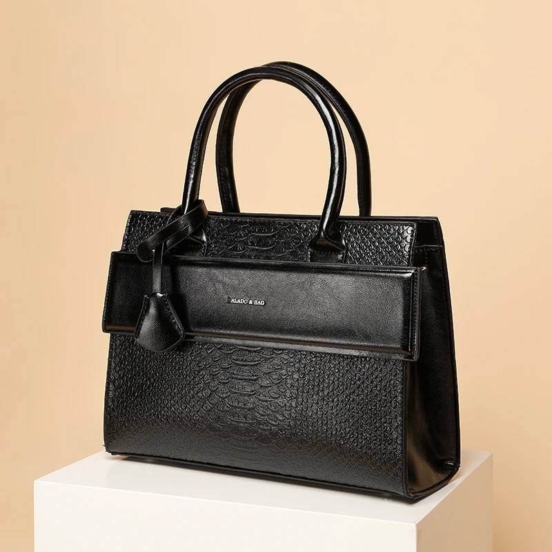 Crocodile Leather Woman Shoulder Handbag and Purse Luxury Tote Hand Bag Wholesales Custom logo Handbags for Women Luxury Leather
