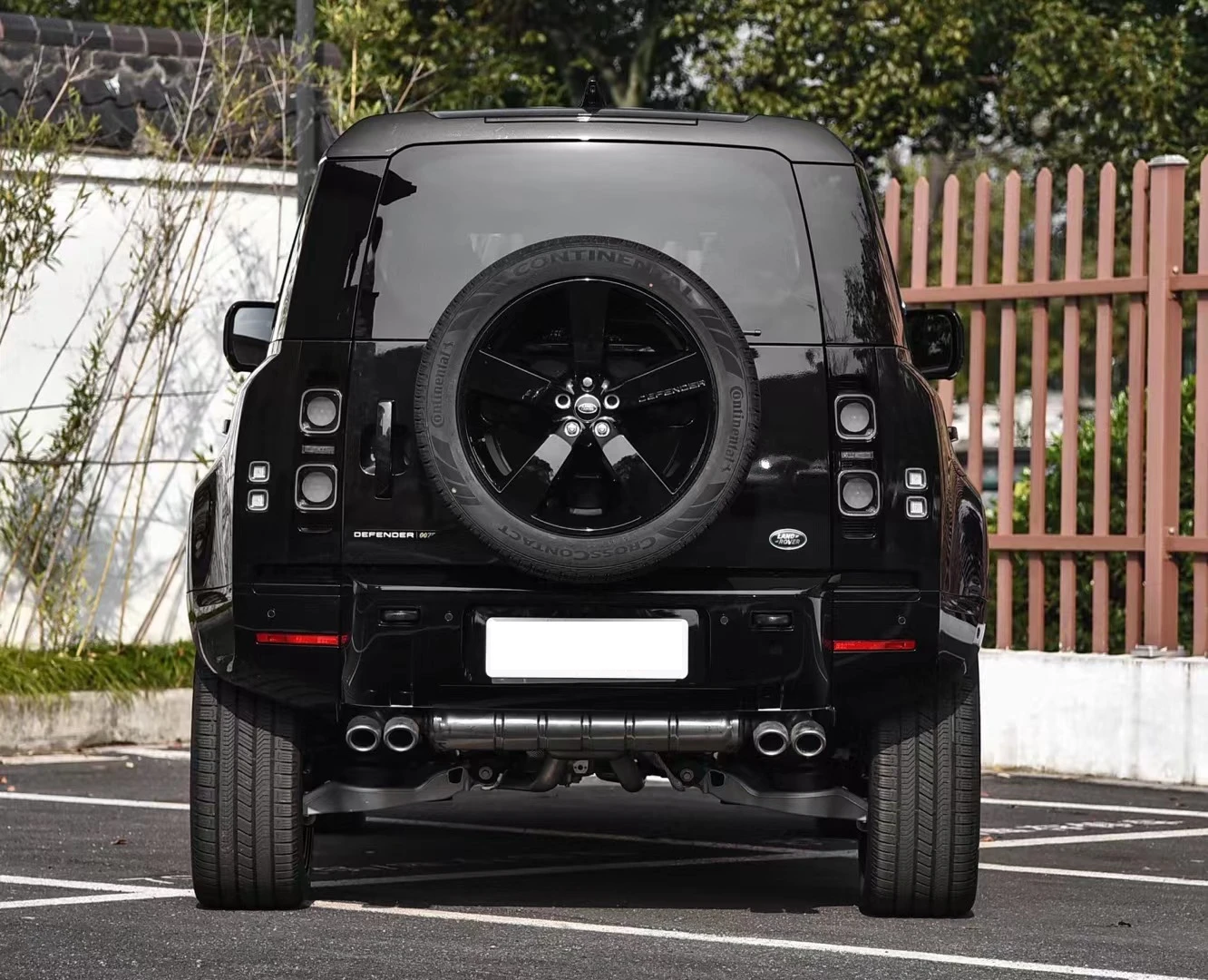 Новейшая Модель кузова автомобиля Черный обвес для Land Rover Defender 2020 L663 подтяжка