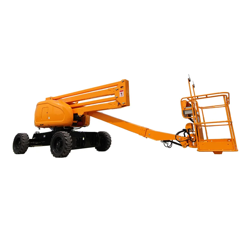 Smart Towable Articulated Boom Lift with Hybrid Power for Sustainable Lifting