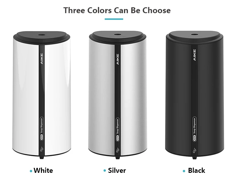 touchless sensor liquid soap dispenser 850ml plastic kids adult soap dispenser bottle commercial washroom kitchen AK1209 black