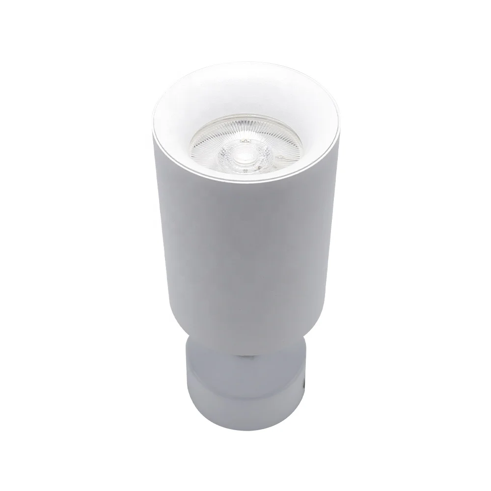 GU10 MR16 Aluminum alloy adjustable spotlights fixtures surface mounted track lights for showroom