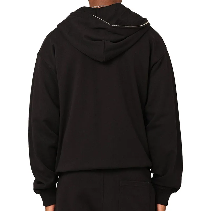 Customize logo Full face zip up Hoodies High quality heavyweight full zip up hoodie manufacturer streetwear zip up hoodies for m
