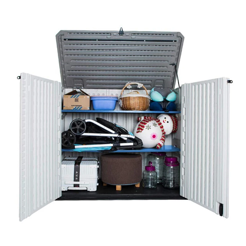 
KINYING outdoor HDPE Plastic Cabinet Home Use Storage Sheds 