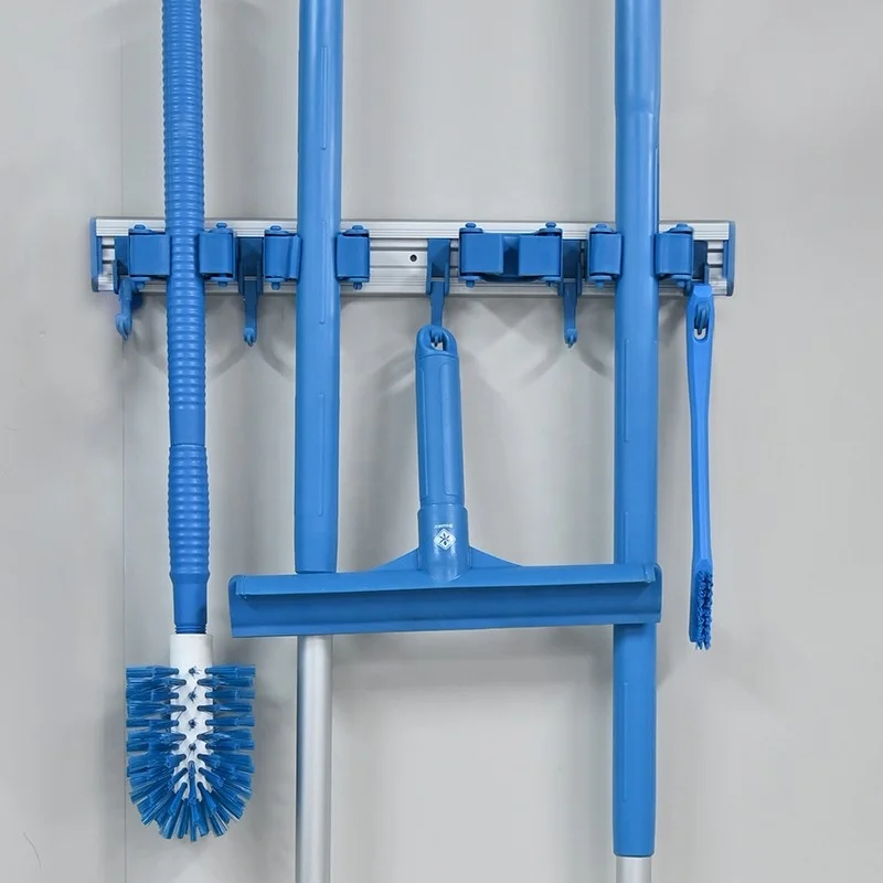 Shianku Food Grade Aluminum Alloy Bracket 4 Grooves 5 Hooks Industrial Aluminum Bracket