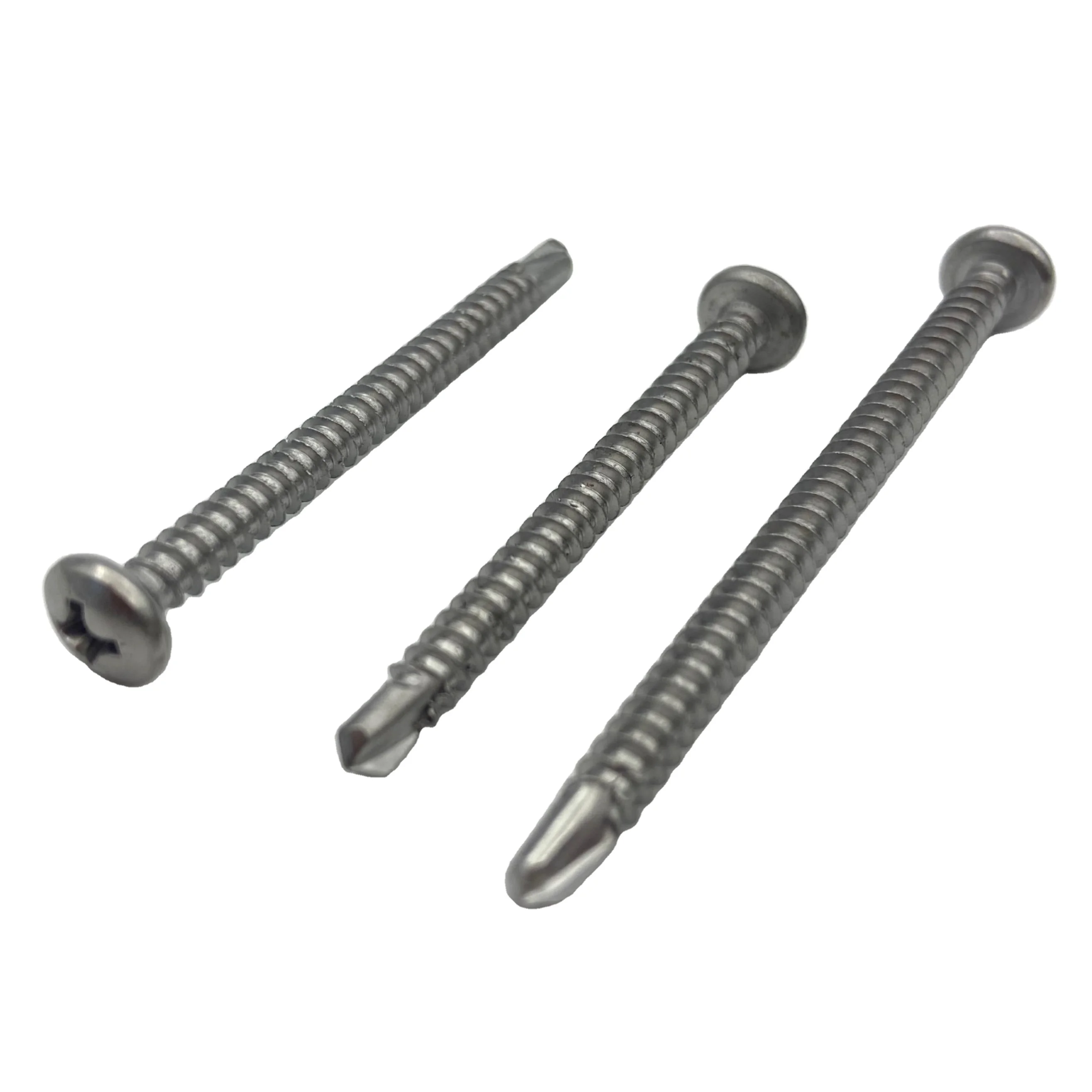 410 stainless steel pan/round head cross drilling screw bolt galvanized dovetail nail self-tapping self-drilling M4.2M4.8M3M6.3