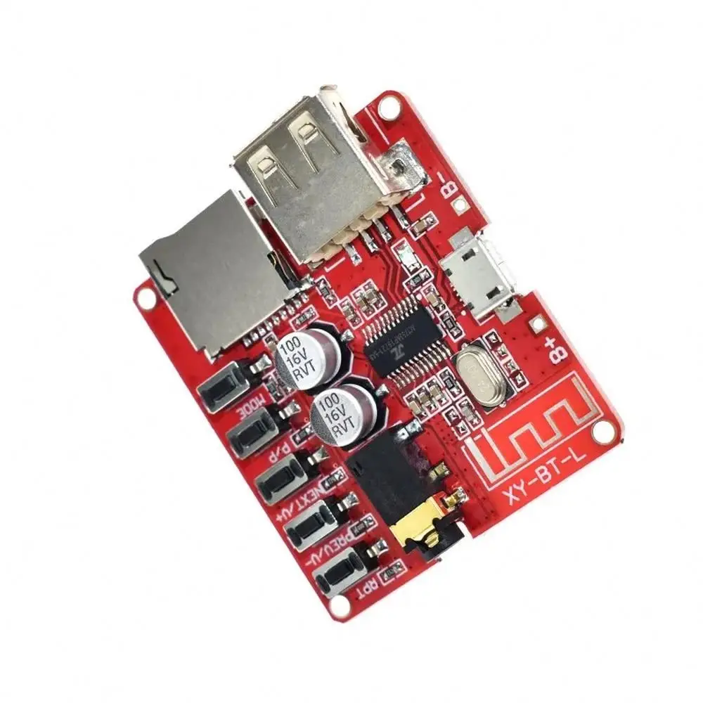 Bluetooth decoder board MP3 lossless car speaker amplifier modified Bluetooth 4.1 circuit board
