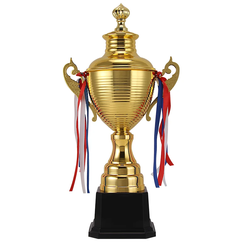 Manufacturers Metal Trophy ABS plastic Base custom Gymnastics Soccer high Golden Sports Soccer Trophy