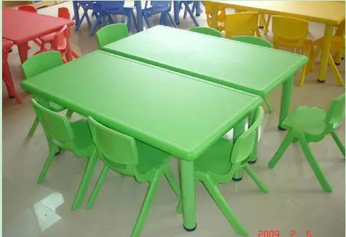 Cheap kids plastic tables and chairs, study table and chair set, child study table and chair
