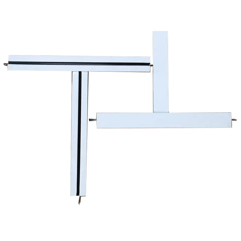 High Quality Galvanized Suspended Metal Ceiling  T Grid Hot Dipped Galvanized Steel Black Line T Bar