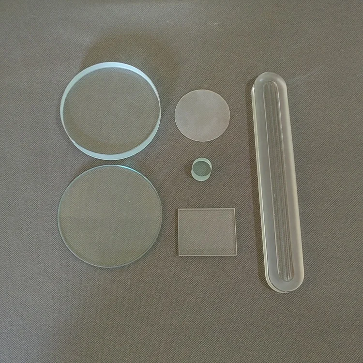 Optical Instrument Custom Size Polished High Temperature Tempered Borosilicate Sight Glass