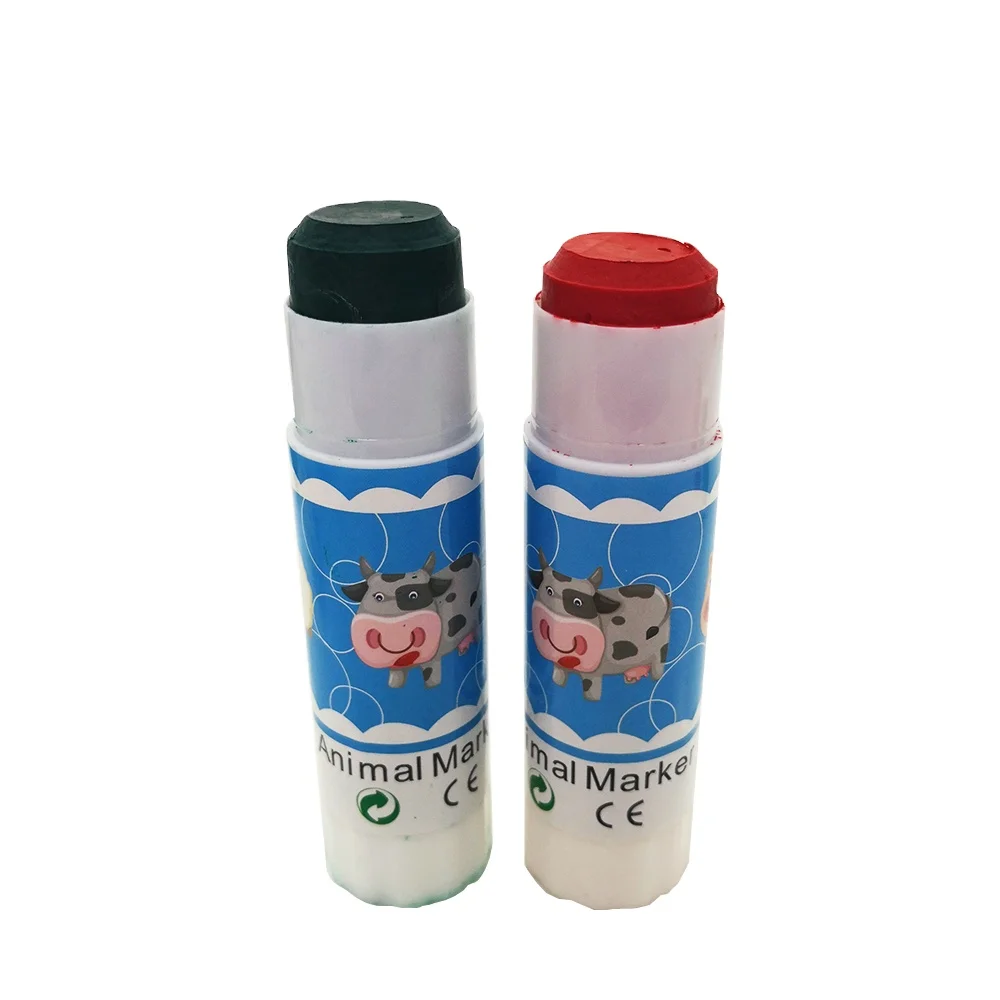CETTIA KD915 Veterinary livestock red blue green color marker paint wax crayon set for animal