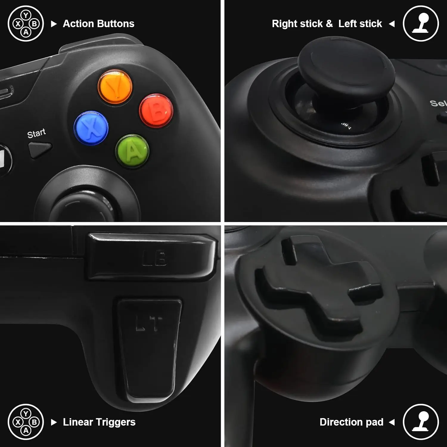 Hot Sale Double Vibration Joystick Gamepad Wireless Game Controller For P3 Pc Laptop Computer Switch