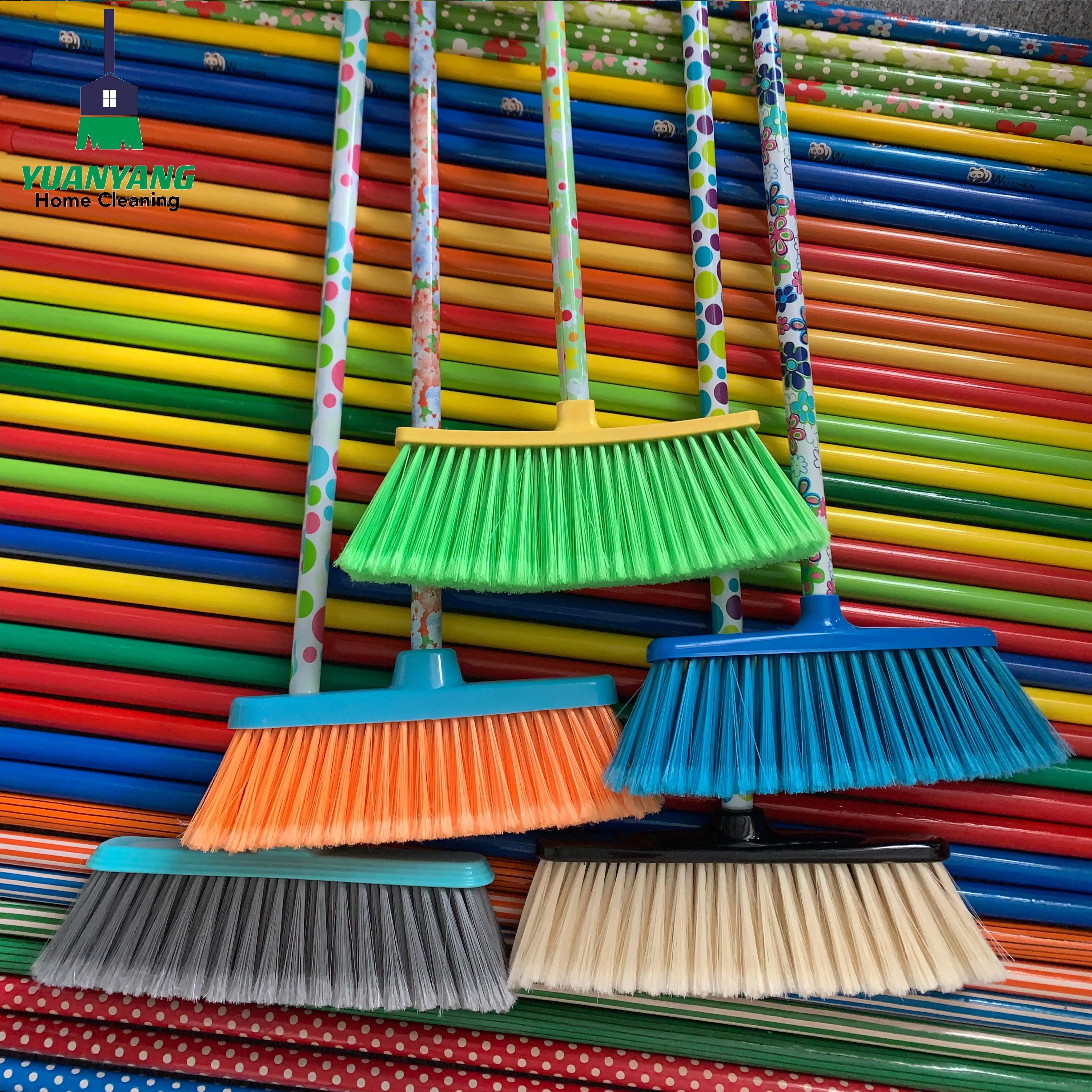 Home usage cleaning product plastic water broom durable plastic broom brush