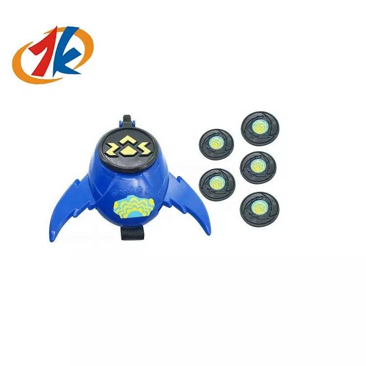 Bat launcher toys kids 2024 wristband flying disc shooting toy for children launching game kid custom mini aircraft promotion