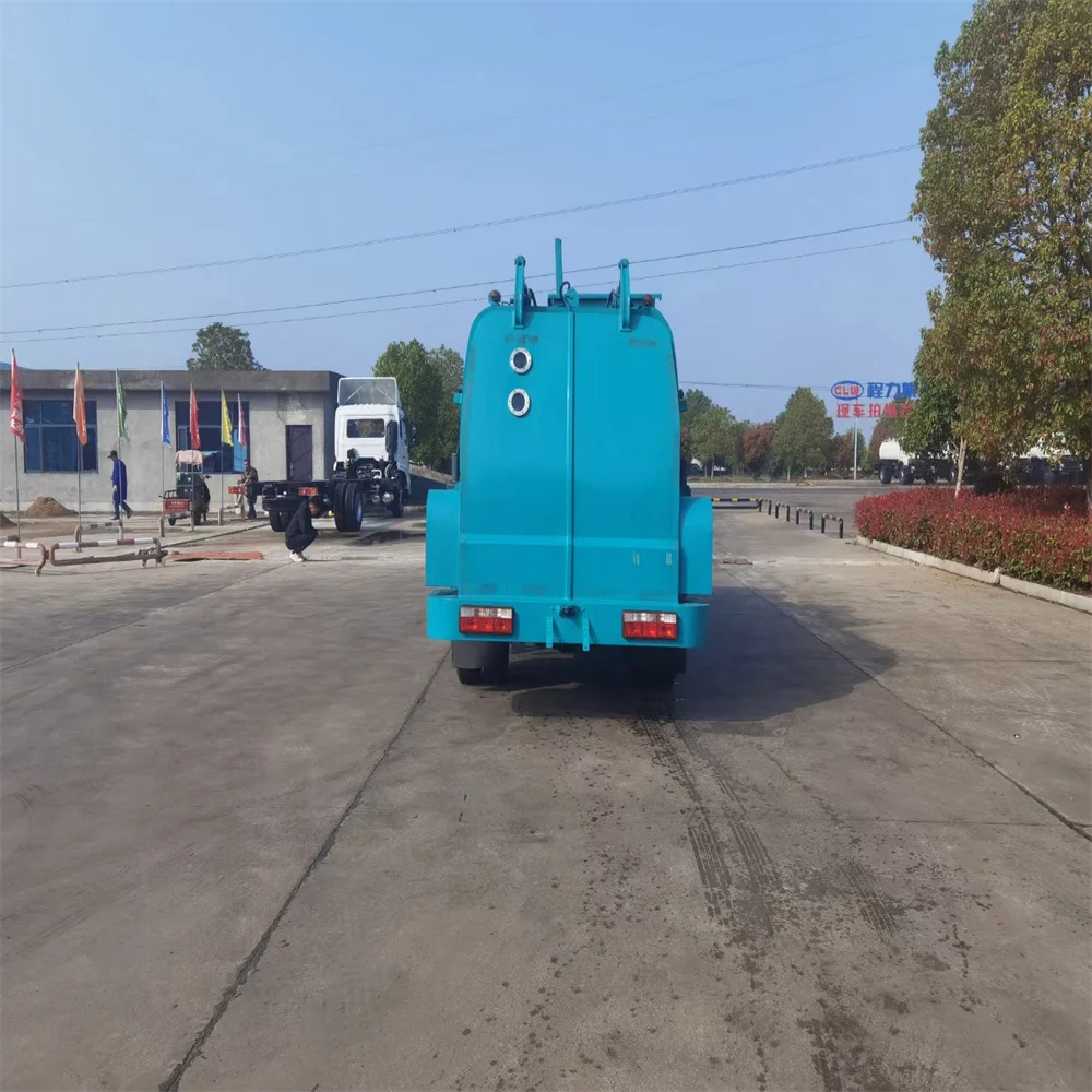 5 CBM мусороуборочная машина для сбора мусора 4x2 мусоровоз продажи