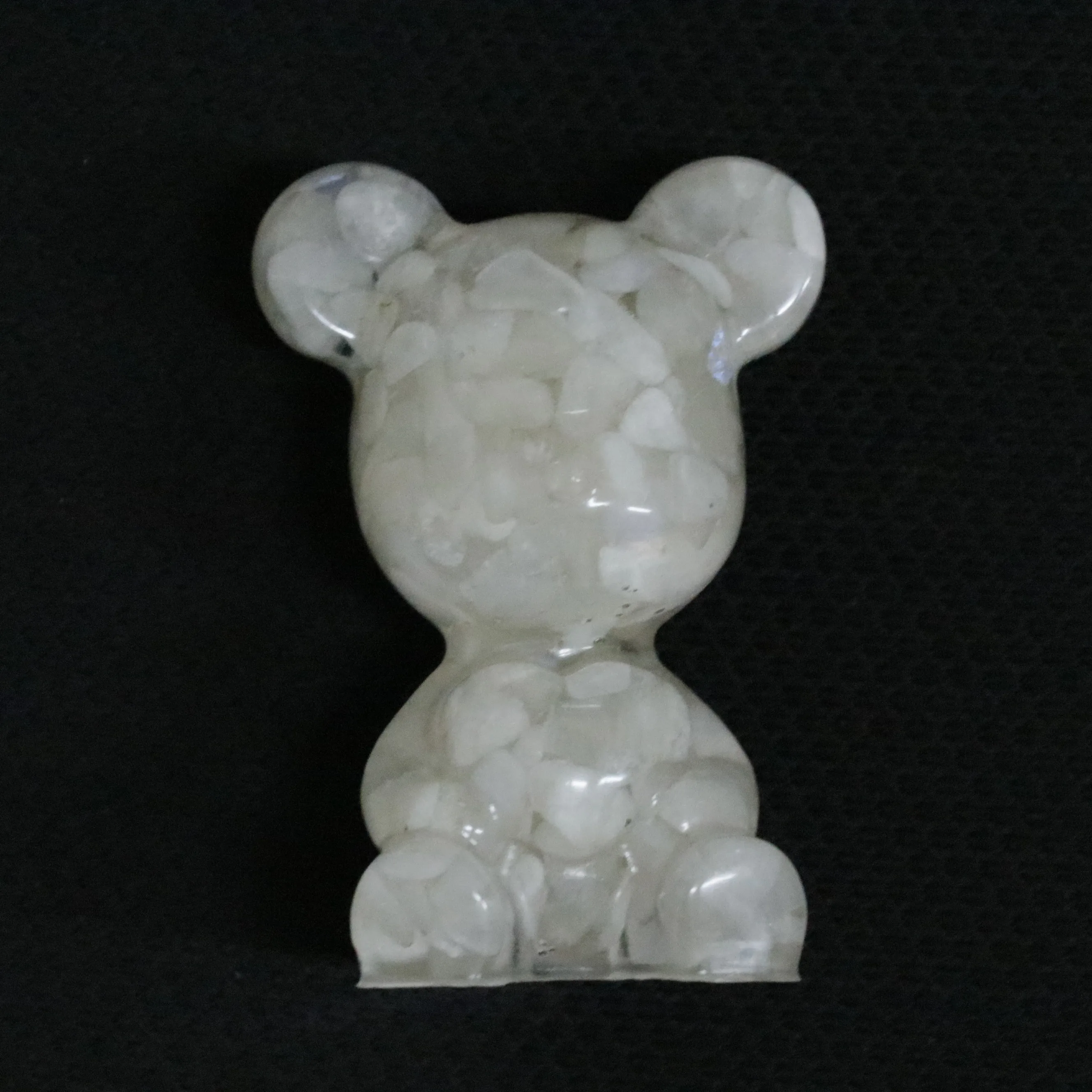 Wholesale Hand Made  Resin Crystal Macadam Resin Bear Resin Craft For Gift For home Decoration