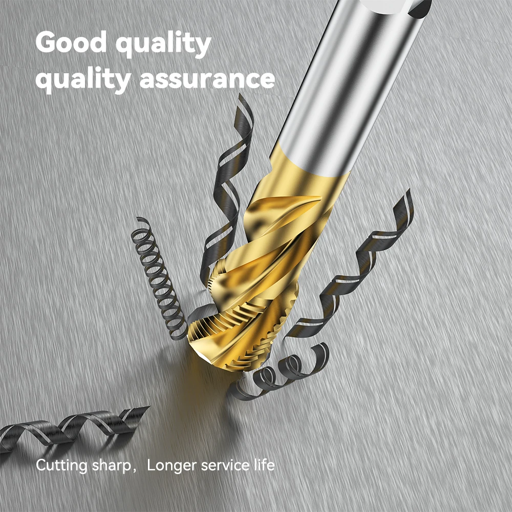 HSS M2 OEM/ODM Hss Machine Coated Grooved Spiral Flute Thread Taps