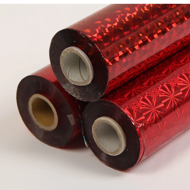 Gold Holographic Foil Multi Color Laser Cold Stamping Foil Rolls for Paper/ Plastic/ Leather