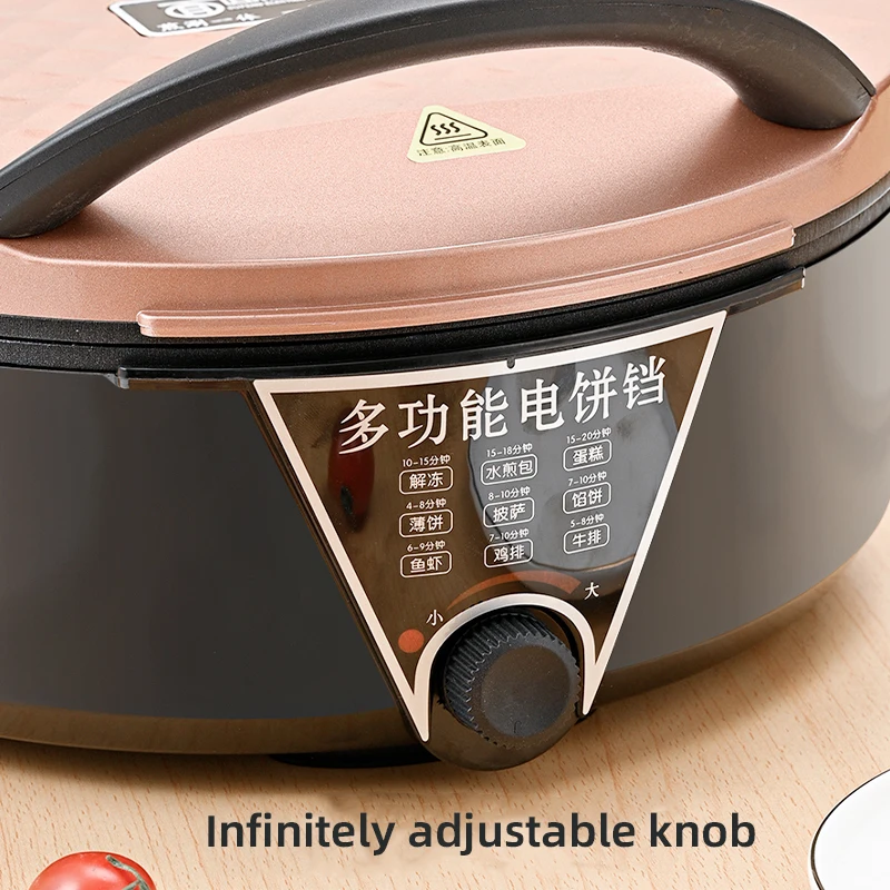 Chukang BPA Free Electric Crepe Maker Pizza Machine Pancake Machine Baking Pan Cake Machine Crepe Maker