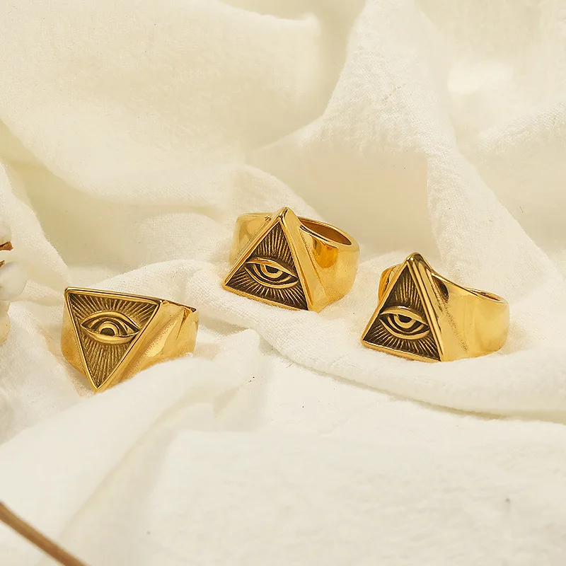 Retro Angel Demon Wing Couples Rings Fashion Men Women Jewelry Vintage Ancient Silver Color Punk Hip Hop Adjustable