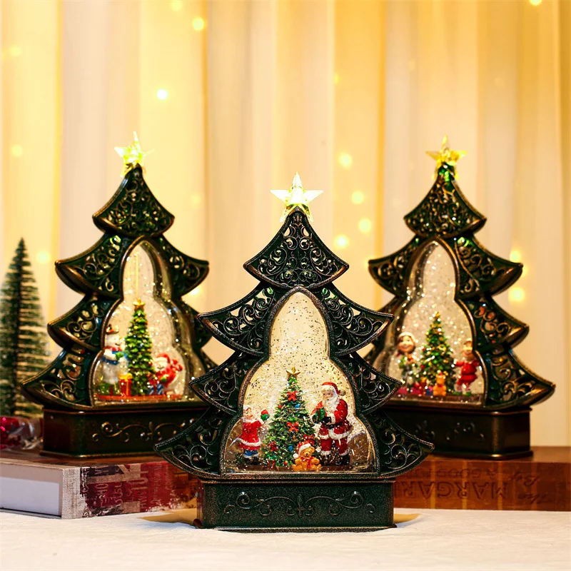 2023 New Arrival  Xmas Gift Beautiful Ornaments Christmas Tree Santa Claus Snowman Snowflake