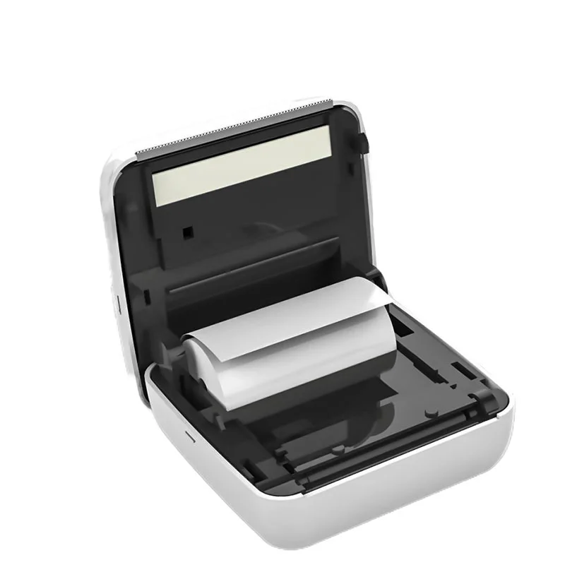 Мини фотопринтер портативный ручной синий зуб Термопринтер для этикеток чеков