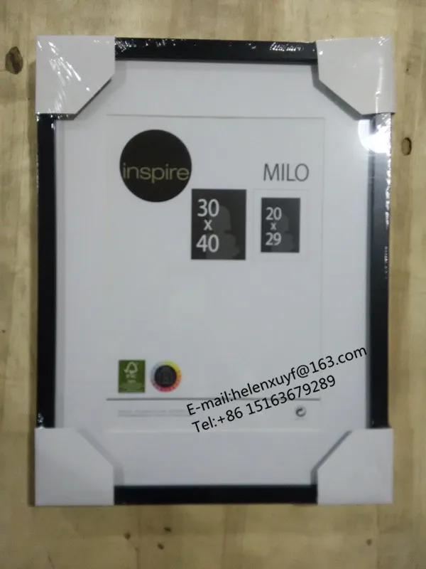 Wholesale Simple Classic Wood Table Top Wall Mounted A1 A2 A3 A4 Certificate MDF Wood Photo Frame for Poster