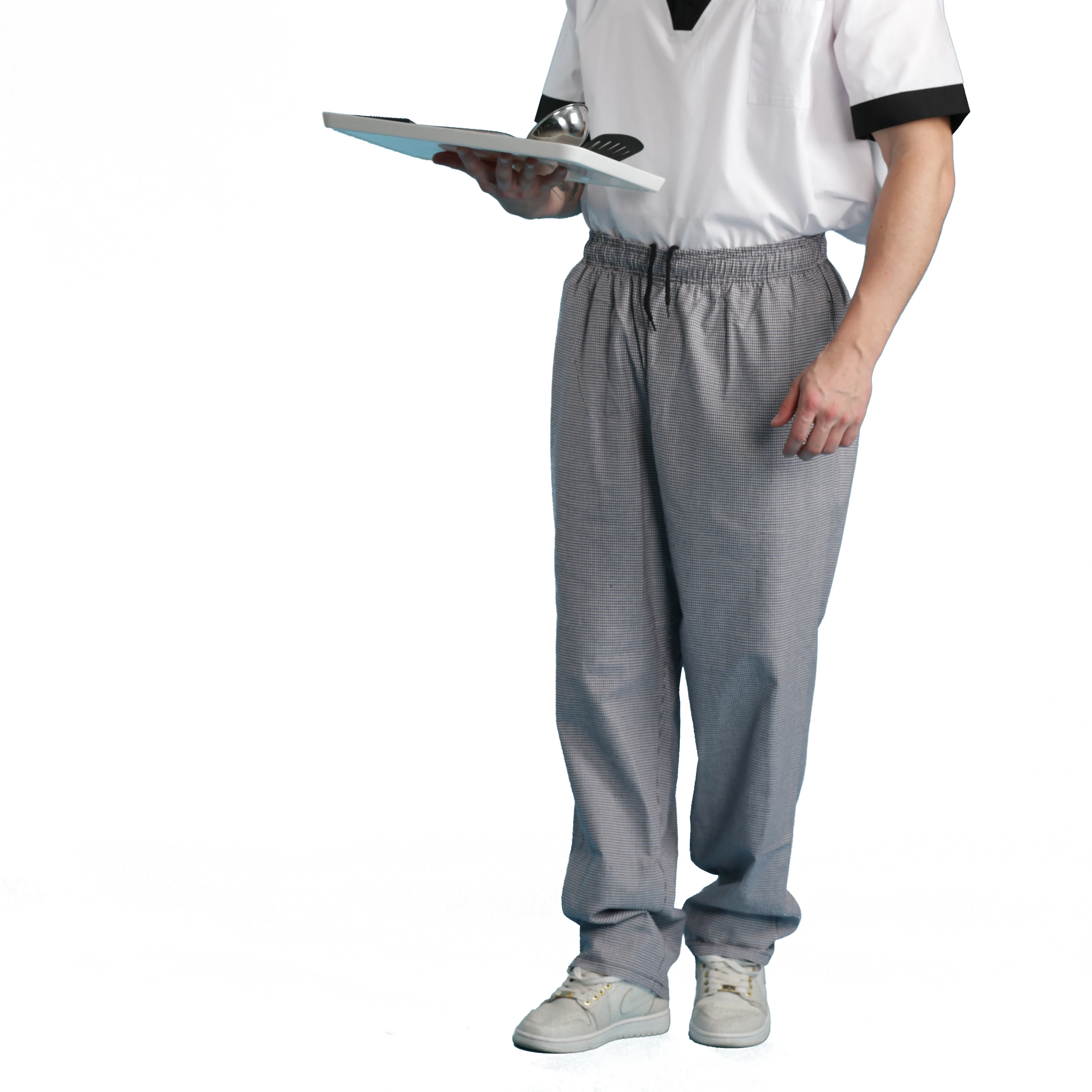 Unisex restaurant chef trousers uniform Kitchen chef work pants for man