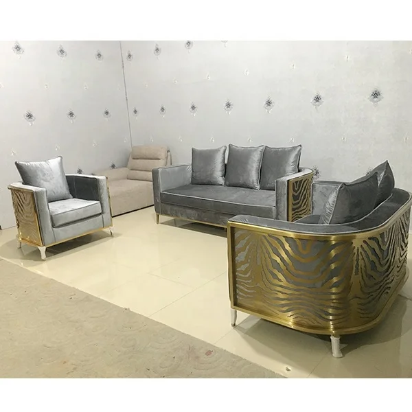 C400C hot sale cheap grey modern home sectional corner fabric furniture living room  sofa and loveseat set Italian designs
