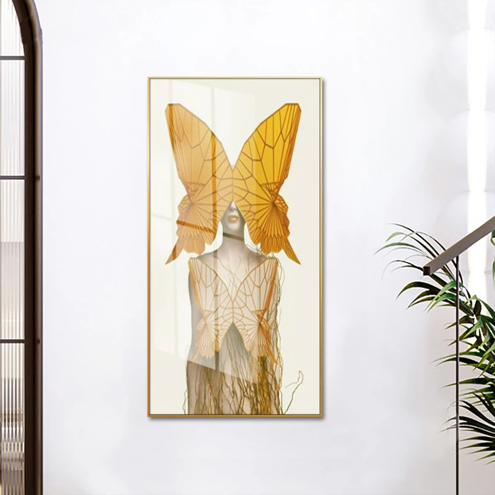 Guanjun Fashion Design Painting Women Wall Art Wall Picture Modern Art Posters Home Decor