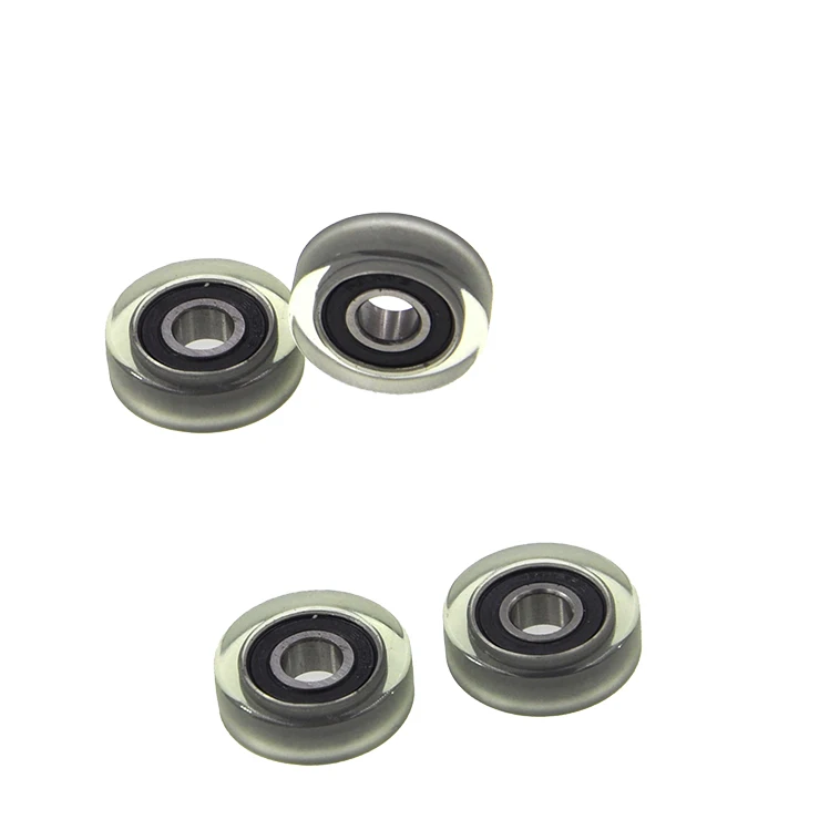 SEMEI horizontal belt conveyor rowing wheels PU69620-6 6x20x6mm rubber rollers pu wheel