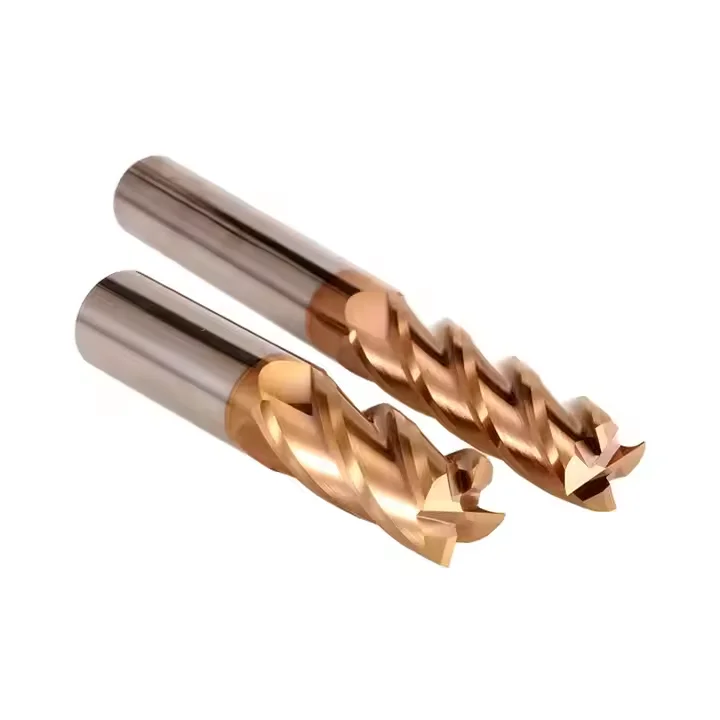 High quality popular 1-20mm HRC55/58/60/65 carbide end mill cnc tools 2/3/4 Flutes milling cutter  for Stainless Steel or Metal